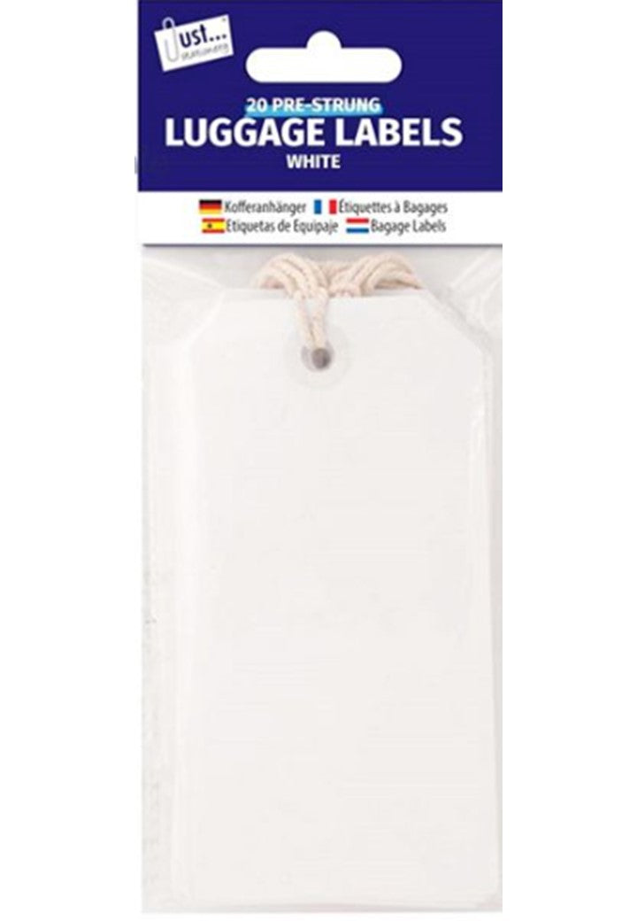 White Label Tags x20 pack