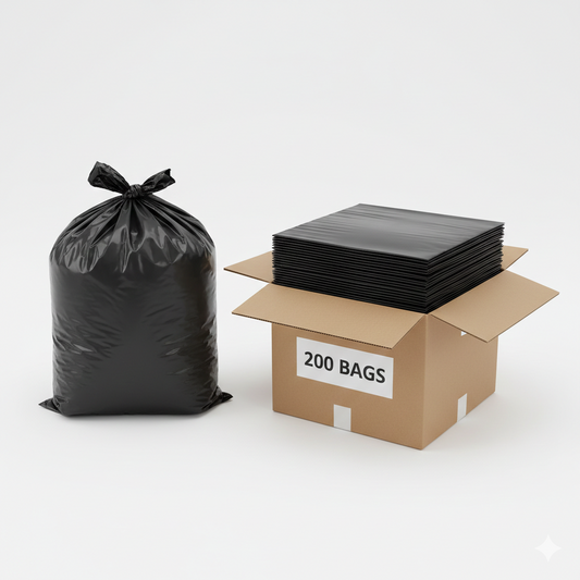 Bulk Black Bin Bags x200 per carton