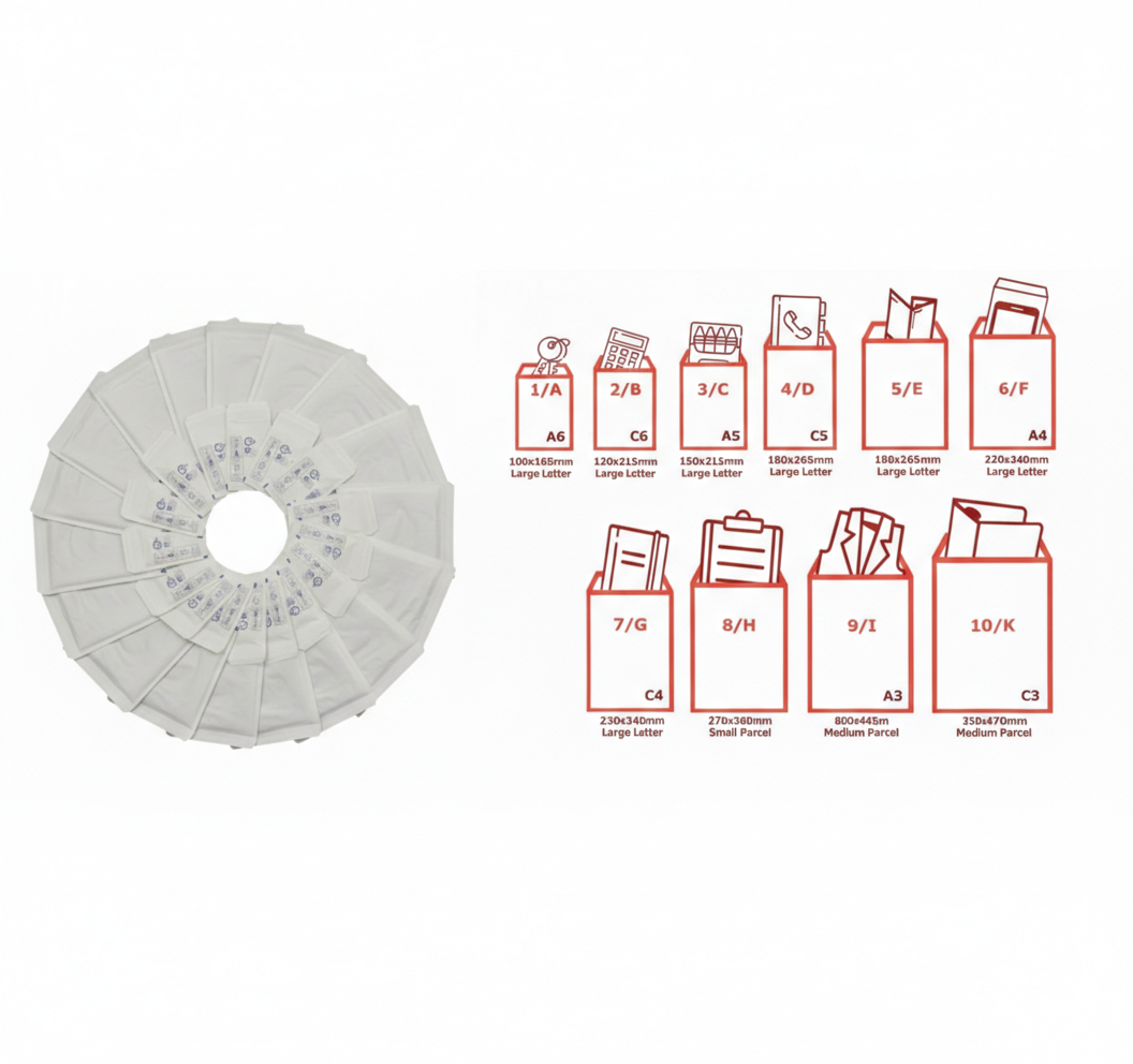 White Bubble Padded Envelopes