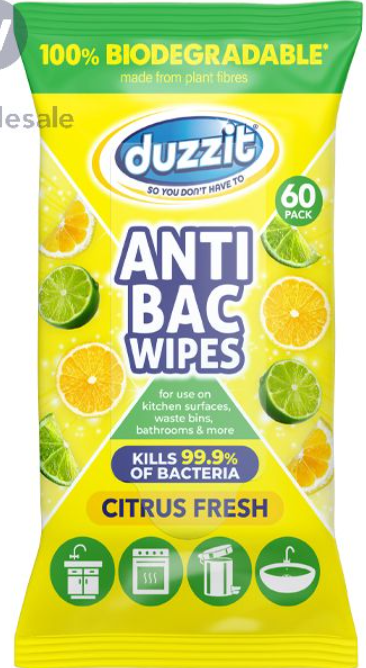 Biodegradable Antic Bac Wipes