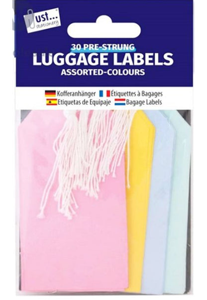 Multi Coloured Label Tags x30 pack