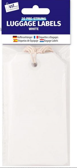 White Label Tags x20 pack
