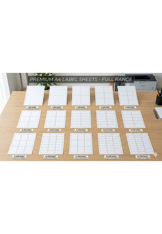 A4 Labels (15 different sizes)
